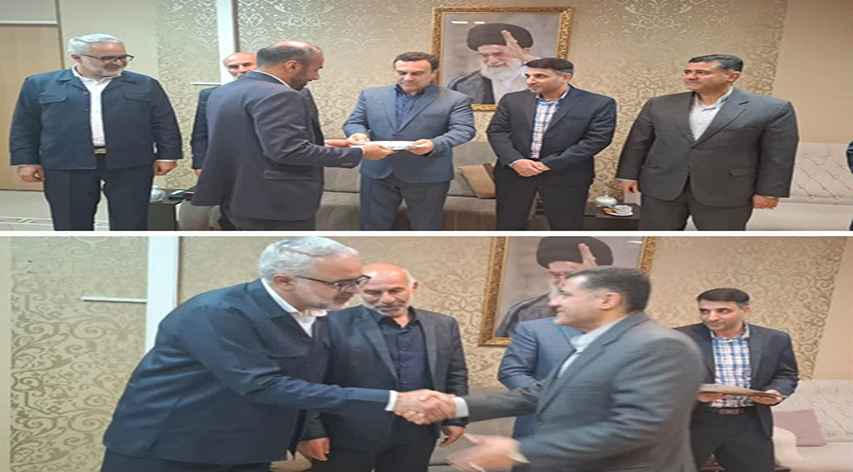 مراسم تودیع و معارفه مسئول حراست سازمان همیاری شهرداری‌های استان کرمانشاه برگزار شد